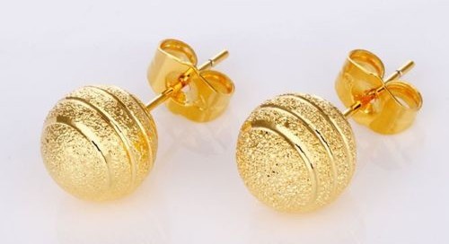 לחינה ומסיבת רווקות: עגילי גולדפילד צמוד לאוזן עיצוב עגול