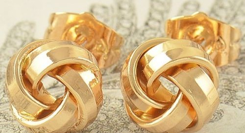 תכשיט לחינה ומסיבת רווקות: עגילי גולדפילד עיצוב מיוחד